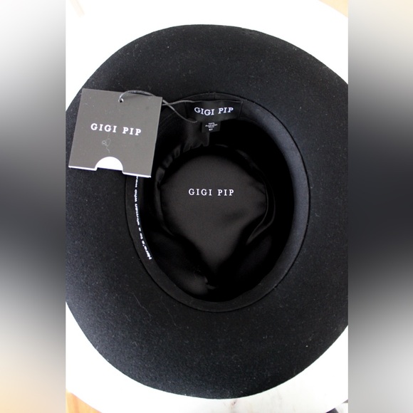 NWT Gigi Pip Zephyr Rancher Hat in Black Size S/M - Picture 6 of 6